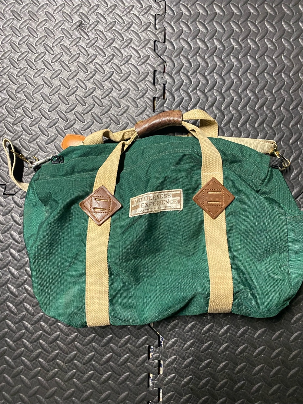 Bundle of VINTAGE WILDERNESS EXPERIENCE CHATSWORTH CALIFORNIA Green Bags